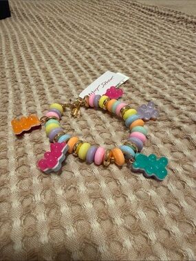 Betsey Johnson Gummy Bear Charm Bracelet